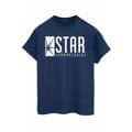 Pikkukuva 1 / 3: DC Comics Womens/Ladies The Flash STAR Labs Cotton Boyfriend T-Shirt