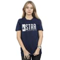 Pikkukuva 2 / 3: DC Comics Womens/Ladies The Flash STAR Labs Cotton Boyfriend T-Shirt
