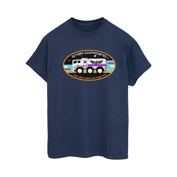 Disney Dam/dam Lightyear Rover Deployment Boyfriend T-shirt i bomull