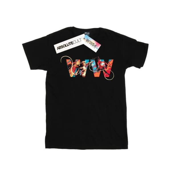 DC Comics T-shirt i bomull med 84 symboler för Wonder Woman