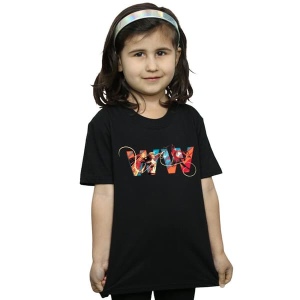 DC Comics T-shirt i bomull med 84 symboler för Wonder Woman