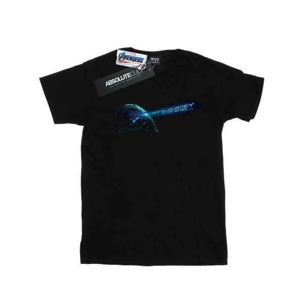 Marvel Mens Avengers Endgame Part Of The Journey Is The End T-Shirt Black M