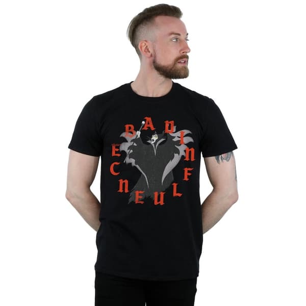 Disney Mens Maleficent Bad Influence T-Shirt