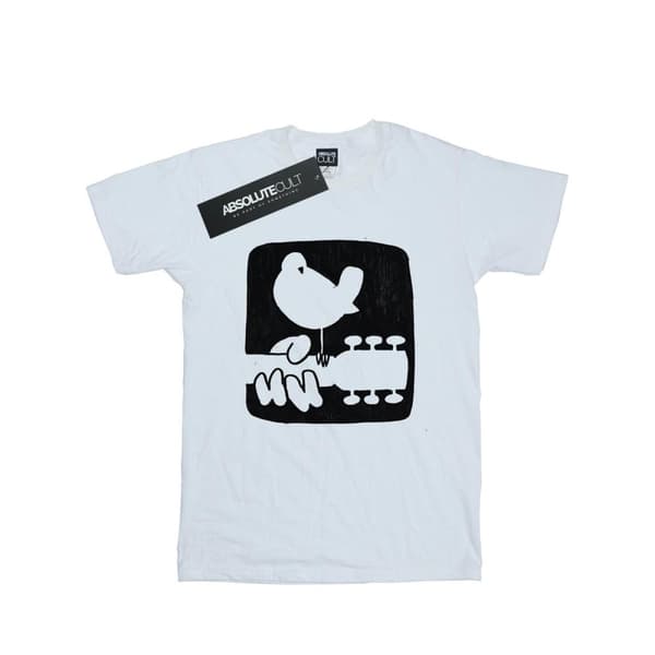 Woodstock Womens/Ladies Guitar Logo Cotton Boyfriend T-Shirt