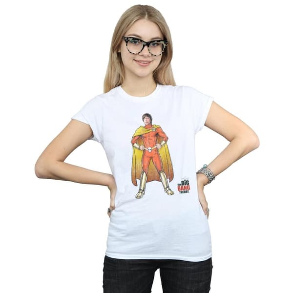 The Big Bang Theory Womens/Ladies Howard Superhero Cotton T-Shirt