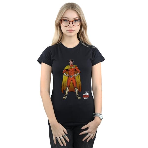 The Big Bang Theory Womens/Ladies Howard Superhero Cotton T-Shirt
