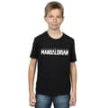 Miniatyrbild 2 av 3: Star Wars Pojkar - The Mandalorian - T-shirt med logotyp