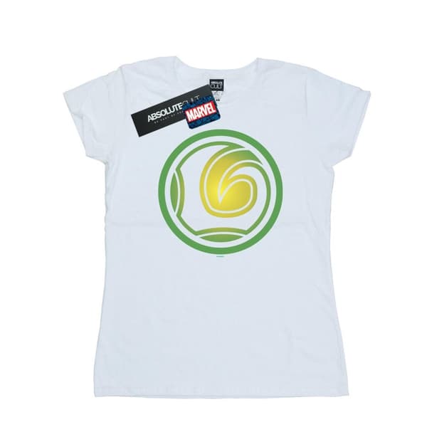 Marvel Womens/Ladies Loki Symbol Cotton T-Shirt