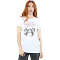 Miniatyrbild 2 av 5: Star Wars Dam/Tjej The Last Jedi Porgs Boyfriend T-shirt i bomull