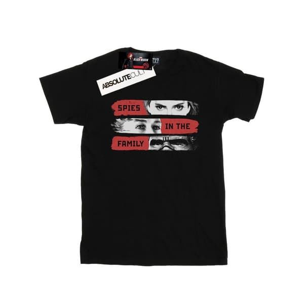 Marvel Girls Black Widow Movie Spies In The Family Cotton T-Shirt