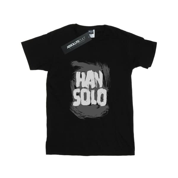 Star Wars Boys Han Solo Text T-Shirt