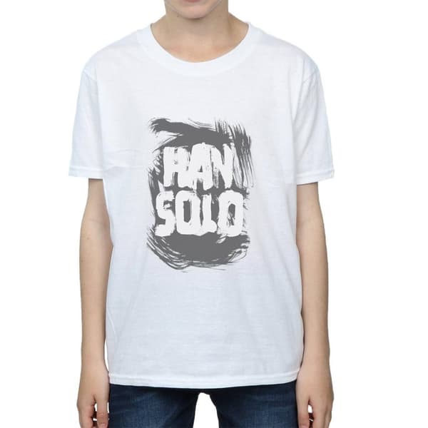 Star Wars Boys Han Solo Text T-Shirt
