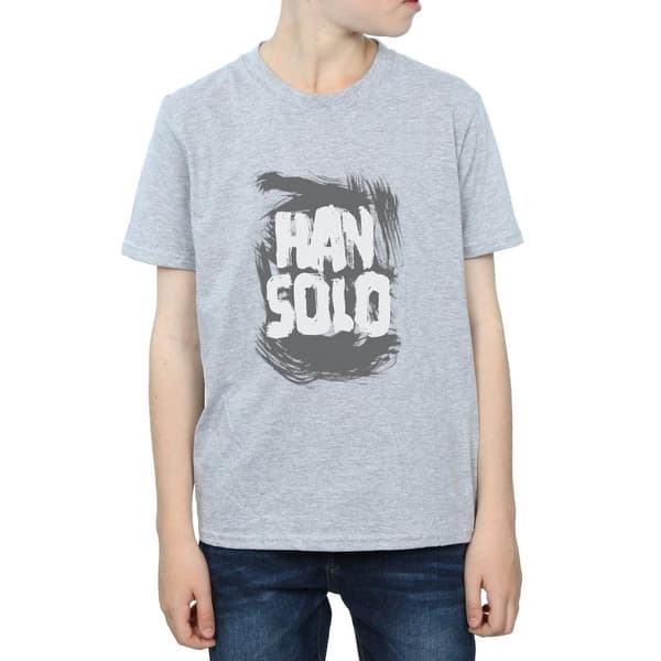 Star Wars Boys Han Solo Text T-Shirt