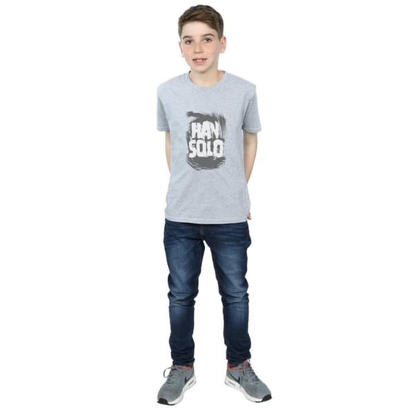 Star Wars Boys Han Solo Text T-Shirt