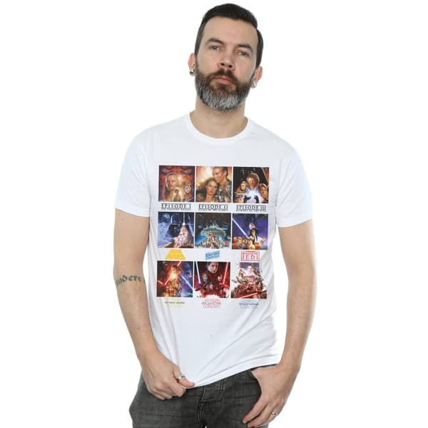 Star Wars Mens Poster Saga T-Shirt