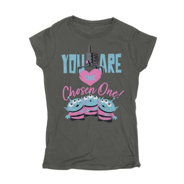 Disney Dam/Tjej Toy Story You Are The Chosen One - T-shirt i bomull Charcoal XXL