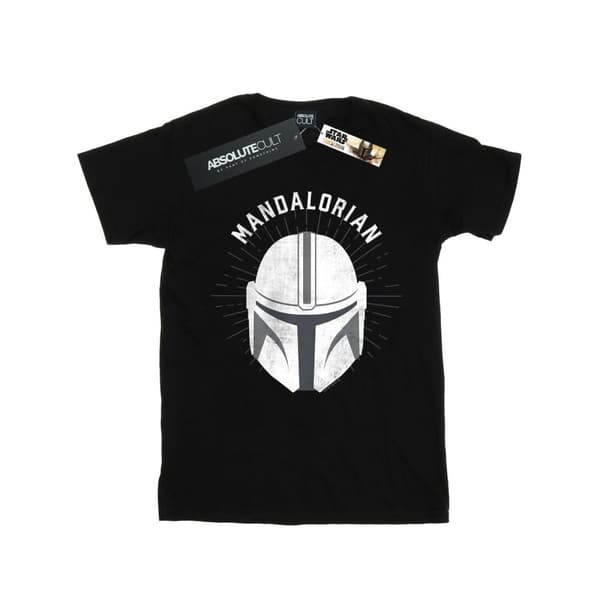 Star Wars Boys The Mandalorian Helmet T-Shirt