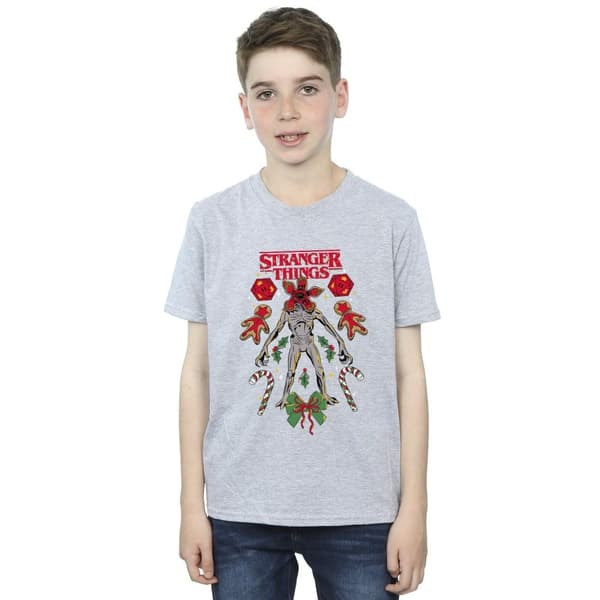 Netflix Boys Stranger Things Christmas Demogorgon T-Shirt