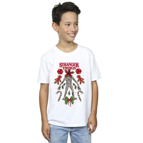 Netflix Boys Stranger Things Christmas Demogorgon T-Shirt