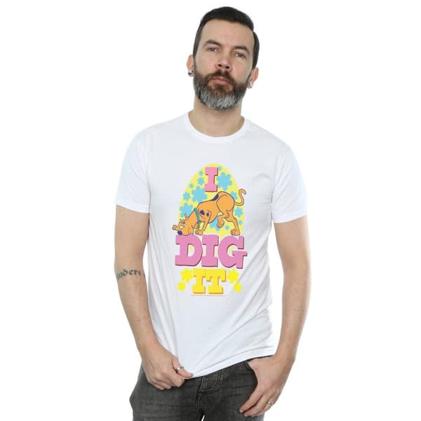 Scooby Doo Mens Easter I Dig It T-Shirt