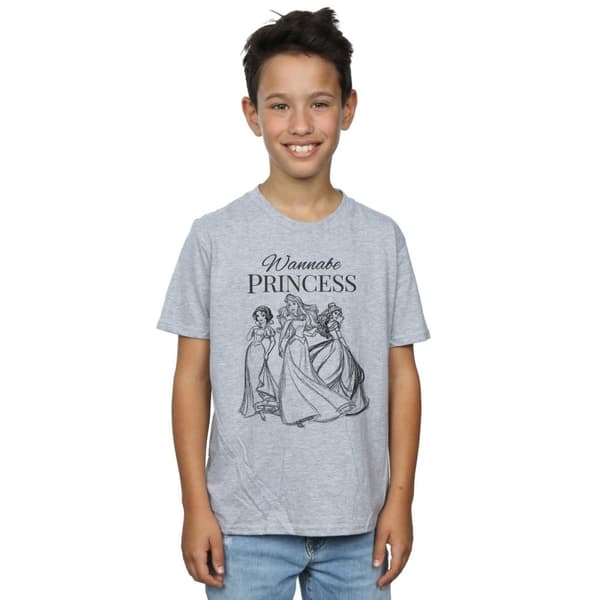 Disney Princess T-shirt för pojkar - Wannabe Princess