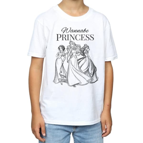 Disney Princess T-shirt för pojkar - Wannabe Princess