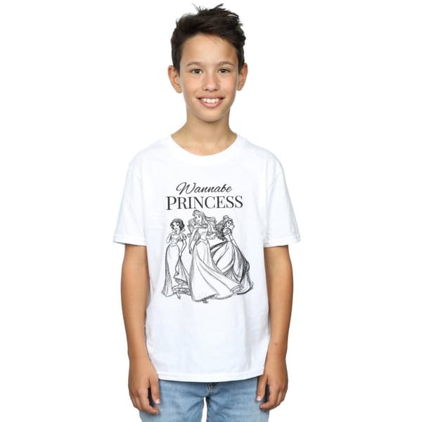 Disney Princess T-shirt för pojkar - Wannabe Princess