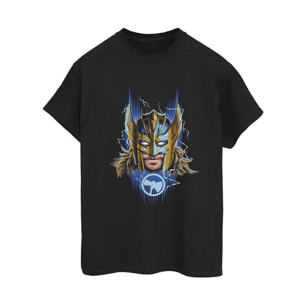 Marvel Womens/Ladies Thor Love And Thunder Mask Cotton Boyfriend T-Shirt