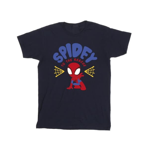 Marvel Girls Spidey And His Amazing Friends Rescue Cotton T-Shirt