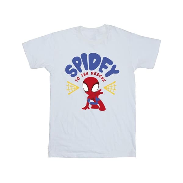 Marvel T-shirt i bomull för flickor - Spidey And His Amazing Friends Rescue