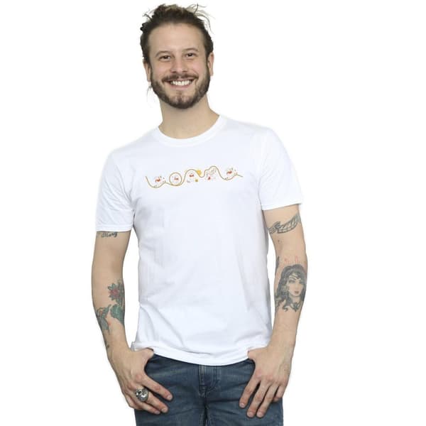 Disney Mens Winnie The Pooh Tigger Line T-Shirt