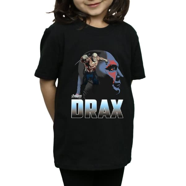 Marvel Girls Avengers Infinity War Drax Character Cotton T-Shirt
