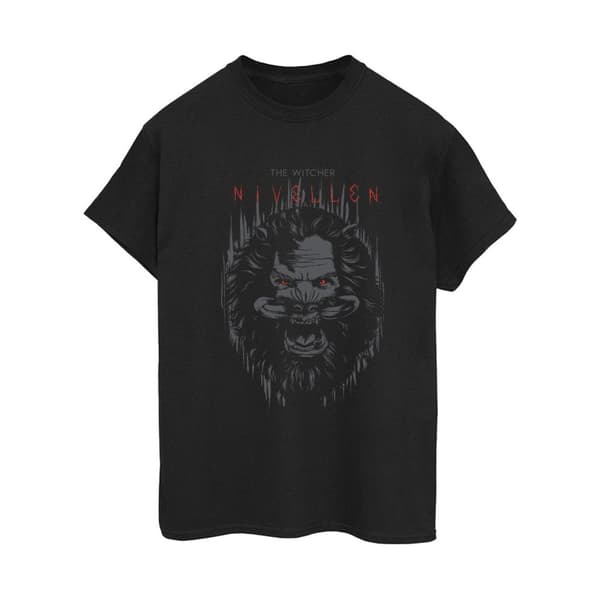Netflix Womens/Ladies The Witcher Nivellen Cotton Boyfriend T-Shirt