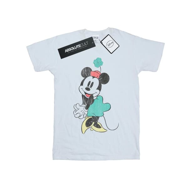Disney Minnie Mouse Shamrock Hat T-shirt för pojkar White 5-6 Years