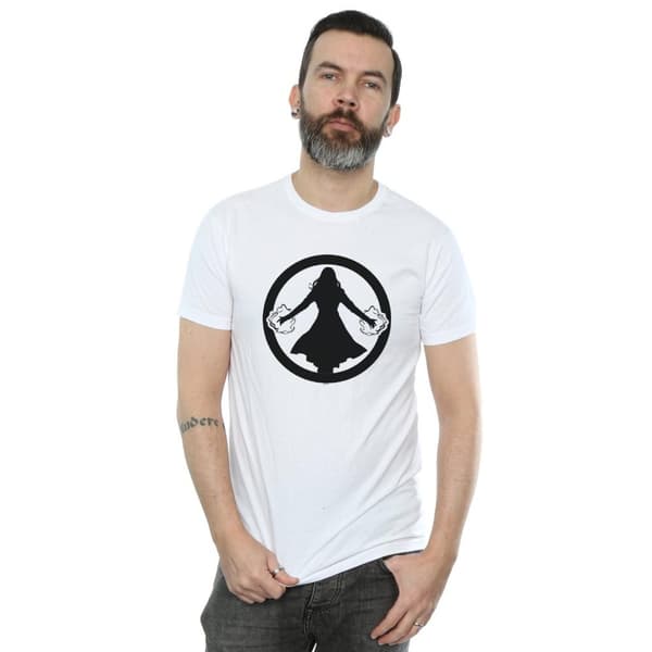 Marvel T-shirt med Scarlet Witch-symbol för herrar