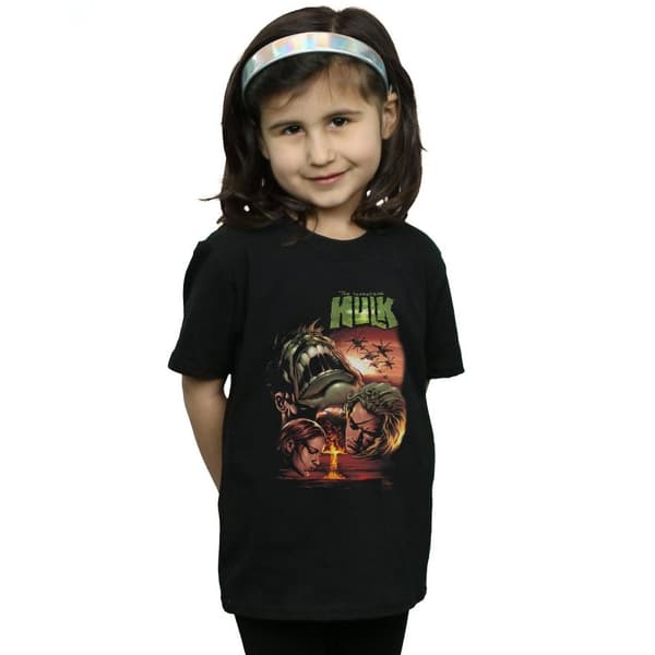 Marvel T-shirt i bomull för flickor - Incredible Hulk Dead Like Me