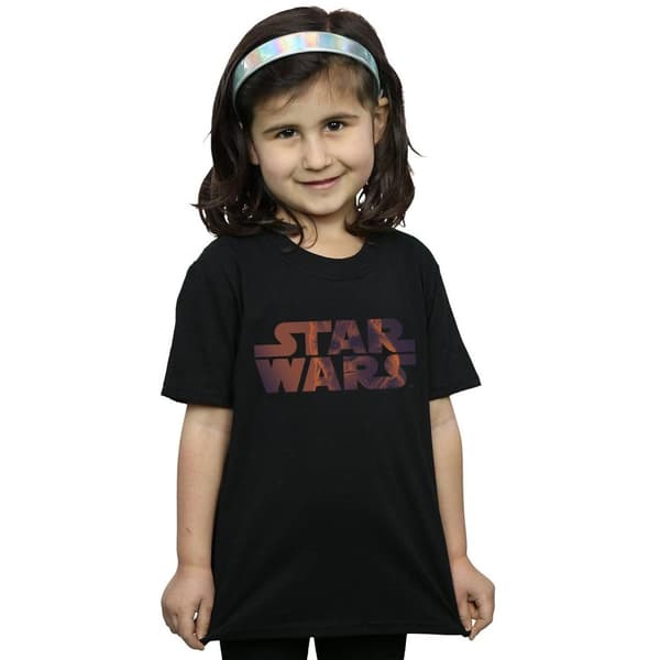 Star Wars Girls Chewbacca Logo Cotton T-Shirt