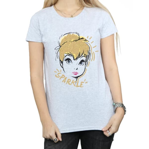 Disney Dam/Tjej Tinkerbell Sparkle T-shirt i bomull