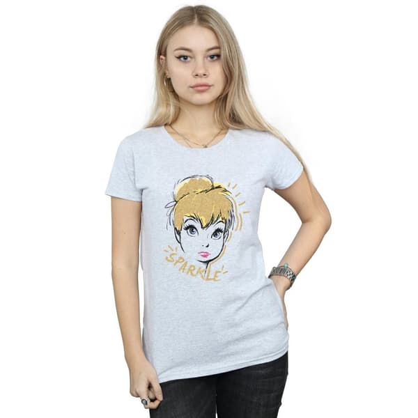 Disney Dam/Tjej Tinkerbell Sparkle T-shirt i bomull
