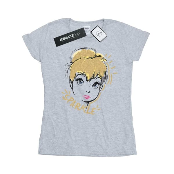 Disney Dam/Tjej Tinkerbell Sparkle T-shirt i bomull