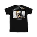 Miniatyrbild 1 av 3: Star Wars The Mandalorian - T-shirt i bomull med profilram för flickor