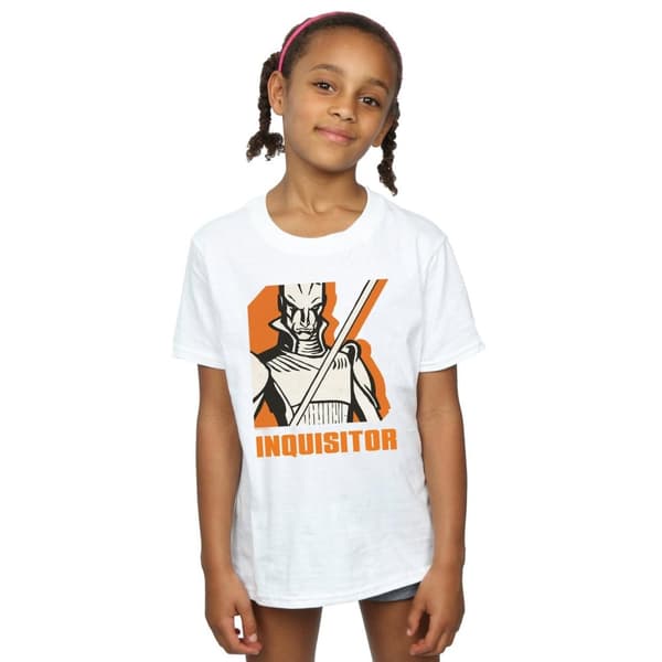 Star Wars Rebels Inquisitor T-shirt i bomull för flickor