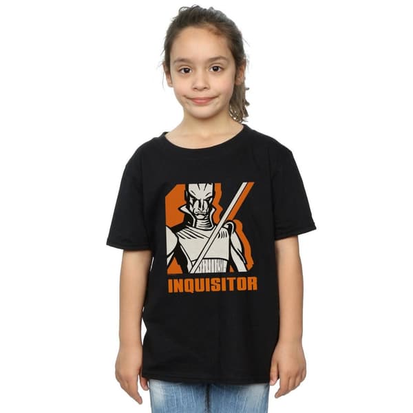 Star Wars Rebels Inquisitor T-shirt i bomull för flickor