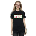 Miniatyrbilde 2 av 3: Marvel Comics Womens/Ladies Classic Logo Cotton Boyfriend T-Shirt
