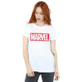 Miniatyrbilde 2 av 3: Marvel Comics Womens/Ladies Classic Logo Cotton Boyfriend T-Shirt