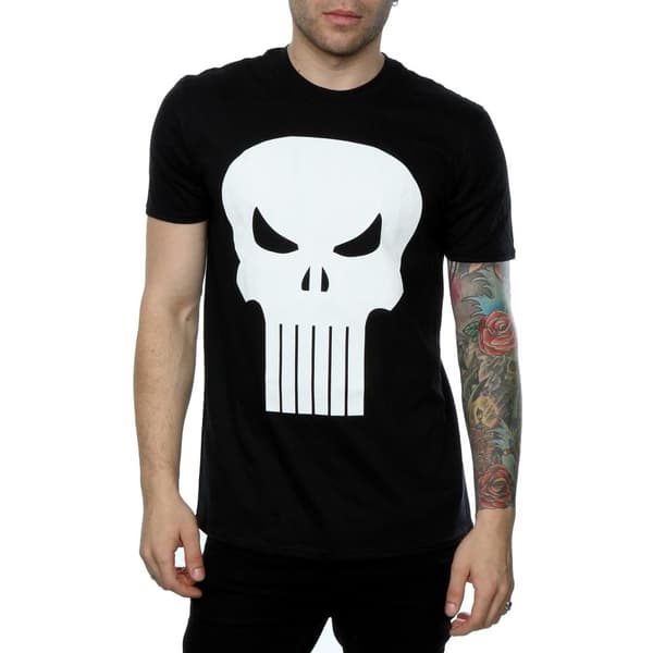 Marvel Mens Punisher Skull T-Shirt