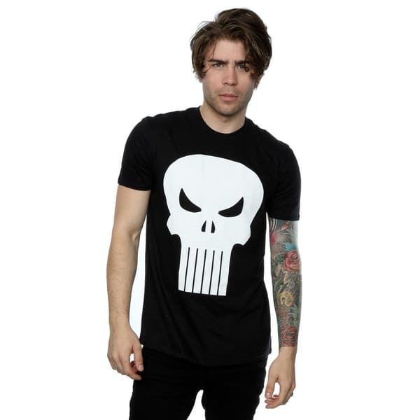 Marvel Mens Punisher Skull T-Shirt
