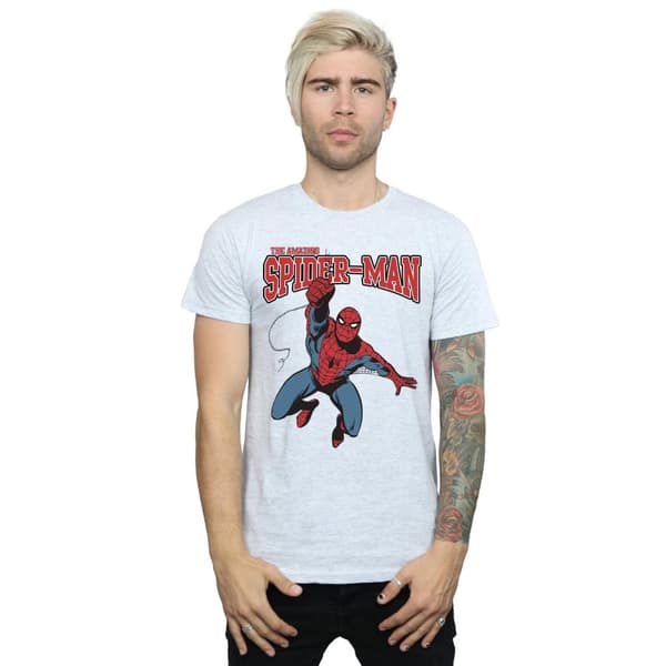 Marvel Spider-Man Leap T-shirt för herrar