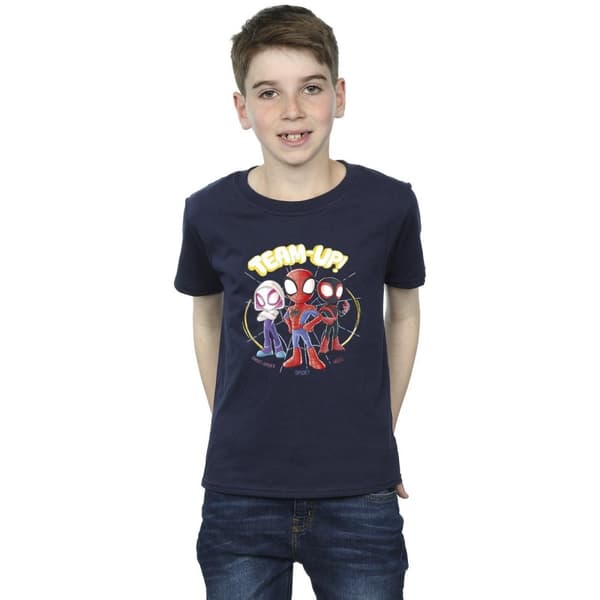 Marvel Boys Spidey And His Amazing Friends Sketch T-Shirt