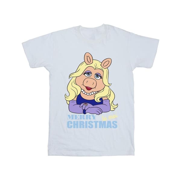 Disney Girls Muppets Miss Piggy Queen of Holidays Cotton T-Shirt